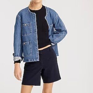 J. Crew 7" Stretch Chino Shorts in Navy